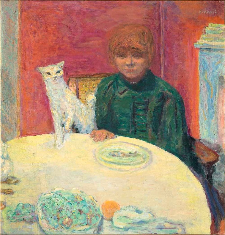 Pierre Bonnard Woman with a Cat 1912