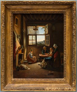 Pierre Duval-Lecamus - Two Veterans Playing Piquet - 79.178 - Detroit Institute of Arts