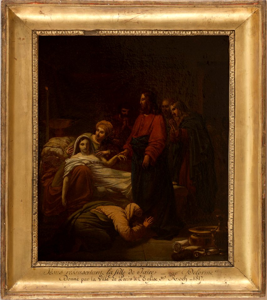 Pierre Claude François (dit Pierre Delorme) Delorme - Esquisse pour le déambulatoire de la chapelle de la Vierge de l'église Saint-Roch , Jésus ressuscit - PPP4562 - Musée des Beaux-Arts de la ville de Paris