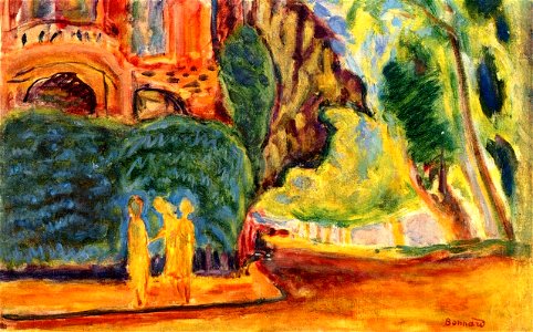 Pierre Bonnard Three Women in a Landscape
