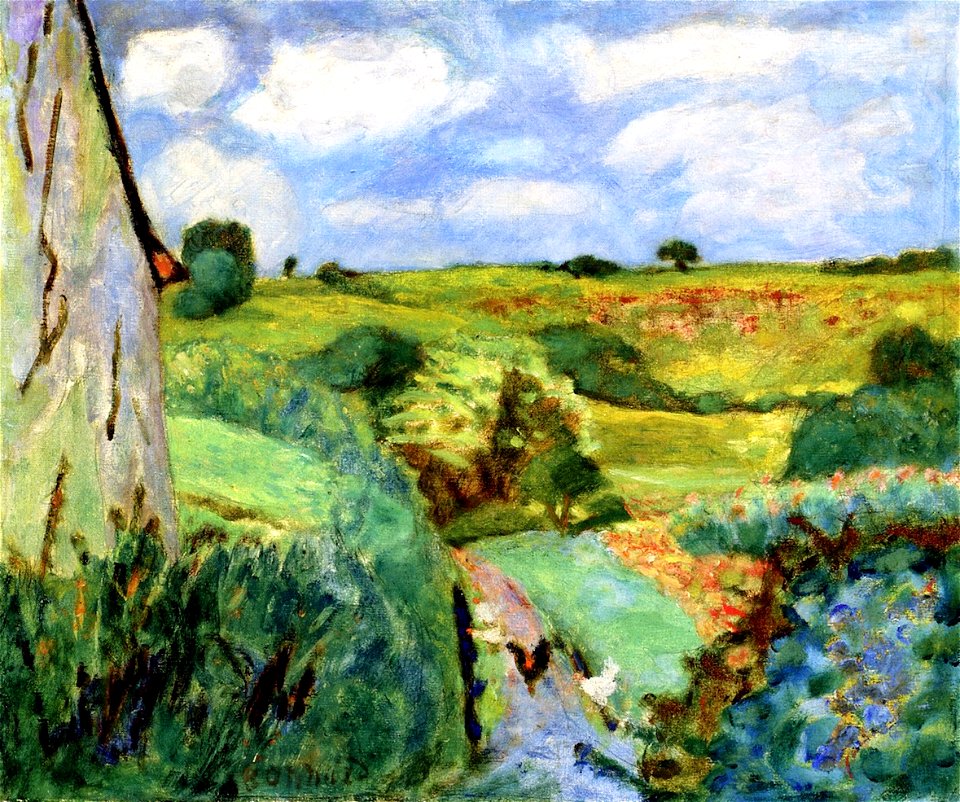 Pierre Bonnard Le Chemin creux
