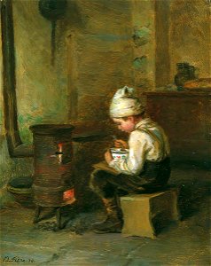Pierre Edouard Frère (1819-1886) - Supper Time - 1925P343 - Birmingham Museums Trust