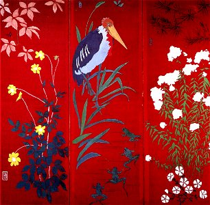 Pierre Bonnard Marabout (Stork) and Four Frogs
