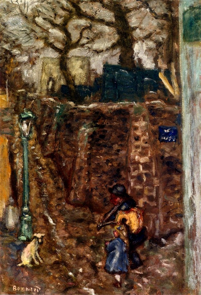 Pierre Bonnard Montmartre. Old Man and Child
