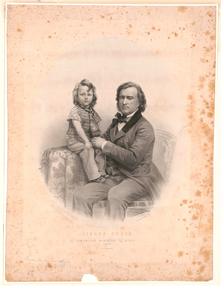 Pierre Soule,́ American minister to Spain, 1853 LCCN2003674491