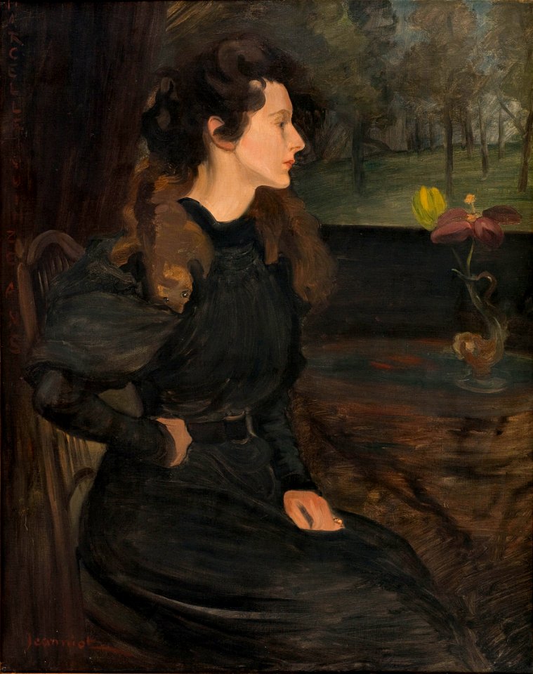 Pierre Georges Jeanniot - Portrait de Marcelle Jeanniot à quinze ans - PPP1077 - Musée des Beaux-Arts de la ville de Paris