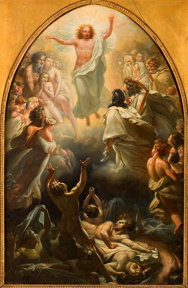 Pierre Claude François (dit Pierre Delorme) Delorme - Esquisse pour Notre-Dame- de- La- Croix , La Descente de Jésus-Christ dans les limbes - PPP4563 - Musée des Beaux-Arts de la ville de Paris