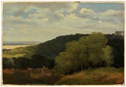 Pierre Henri de Valenciennes - View of the Roman Campaign near Subiaco - NM 7359 - Nationalmuseum