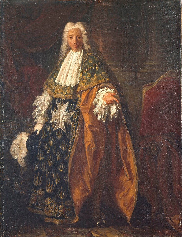 Pierre Hubert Subleyras - Portrait de Paul-Hippolyte de Beauvillier, duc de Saint-Aignan (1684-1776), en tenue de chevalier de l'ordre du Saint-Esprit - P1008 - Musée Carnavalet