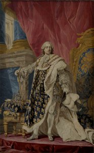 Pierre François Cozette - Portrait de Louis XV en costume royal - Google Art Project