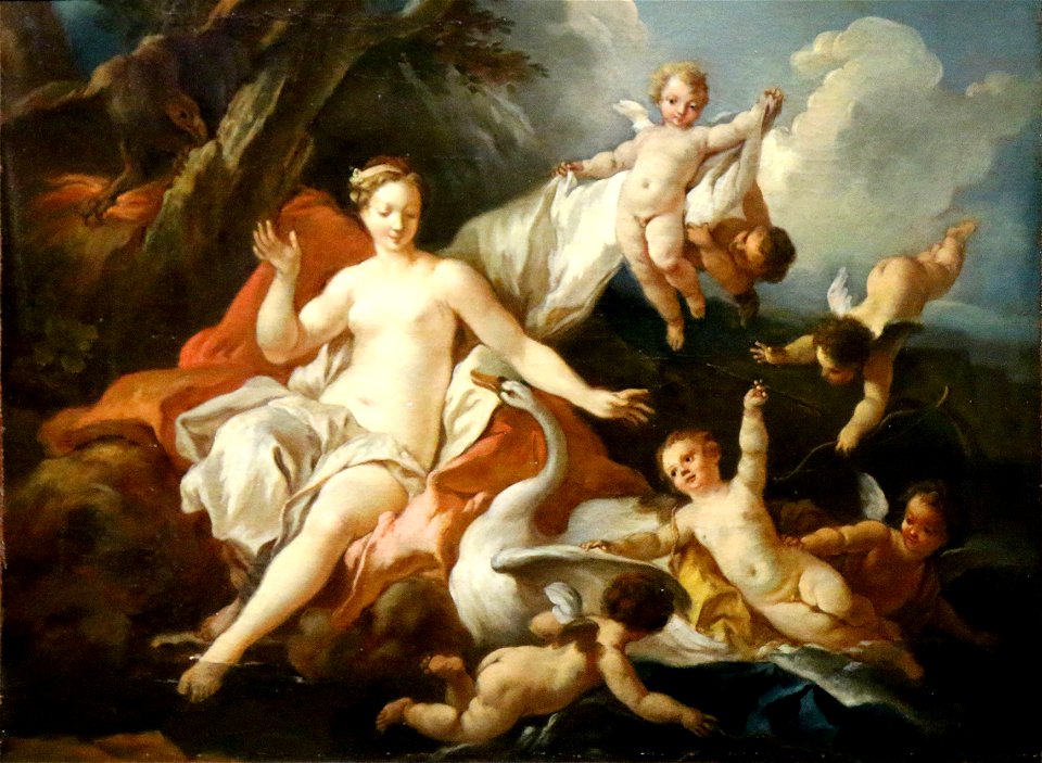 Pierre Jacques Cazes-Léda et Jupiter transformé en cygne