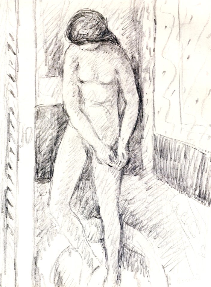 Pierre Bonnard Standing Nude 2