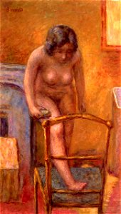 Pierre Bonnard Nude Woman with a Chair