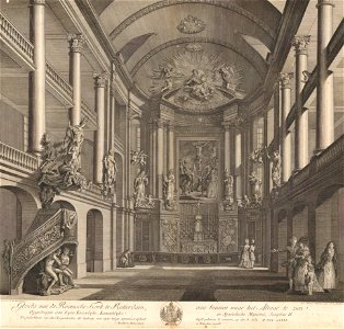 Pierre Nicolas Ransonnette - Sint-Rosaliakerk (Rotterdam) Rijkmuseum