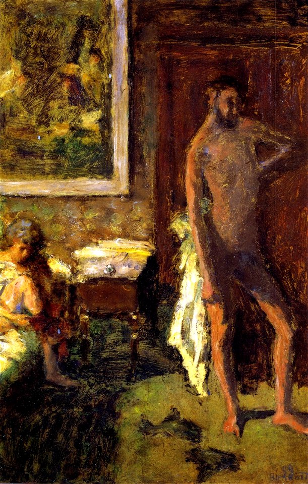 Pierre Bonnard Man and Woman in an Interior