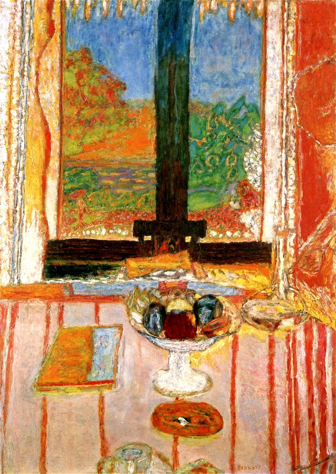 Pierre Bonnard Table in Front of the Window