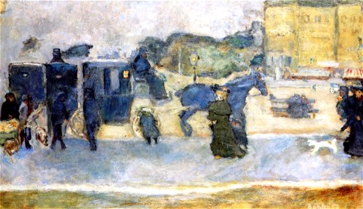 Pierre Bonnard Two Carriages