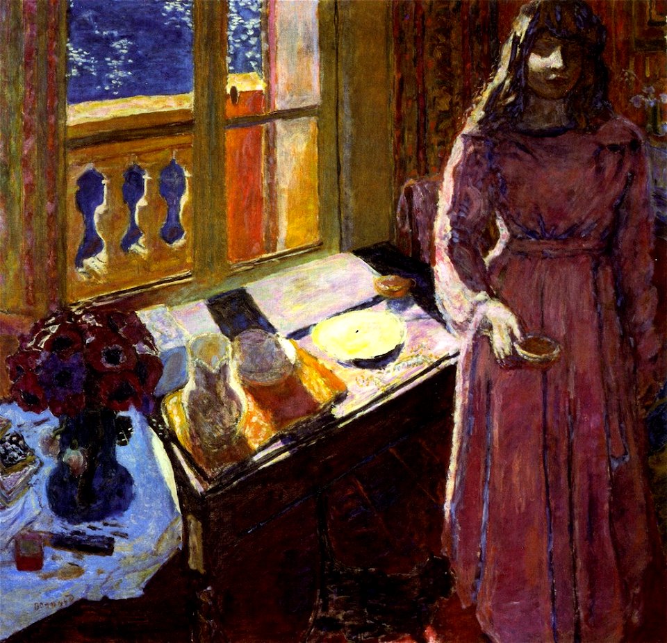 Pierre Bonnard The Bowl of Milk - Free Stock Illustrations | Creazilla