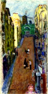Pierre Bonnard The rue Tholozé and the Moulin de la Galette