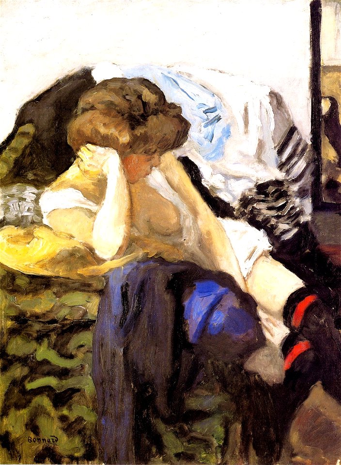 Pierre Bonnard The Red Garters