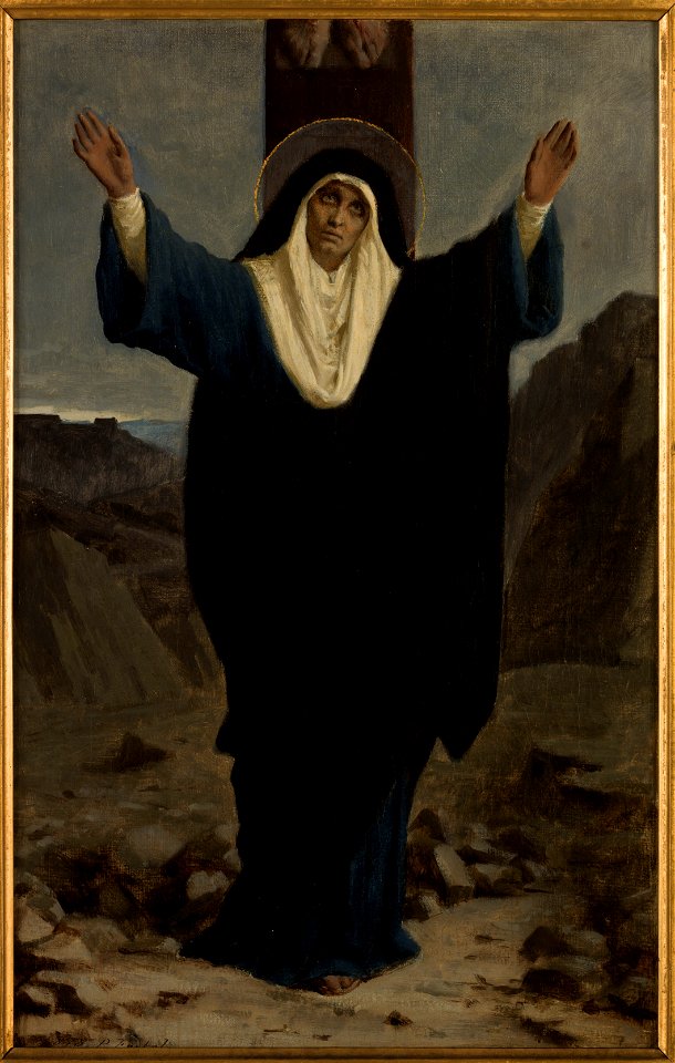 Pierre Fritel - Esquisse pour l'église de Bagnolet , Mater dolorosa - PPP4577 - Musée des Beaux-Arts de la ville de Paris
