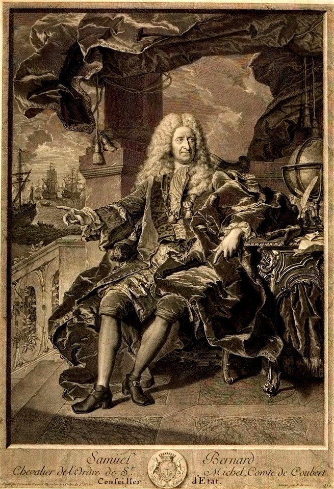 Pierre Imbert Drevet - Rigaud - Samuel Bernard