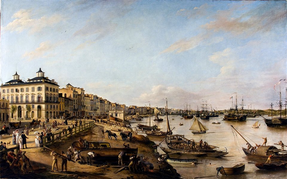 Pierre Lacour - Sur le quai des Chartrons