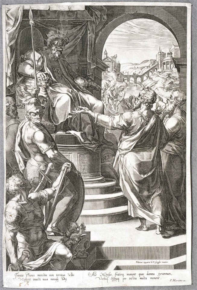 Pierre Mariette - Moisés ante el faraón