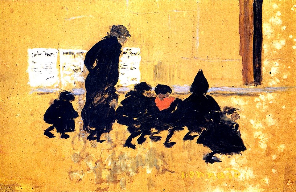 Pierre Bonnard On the Way to School
