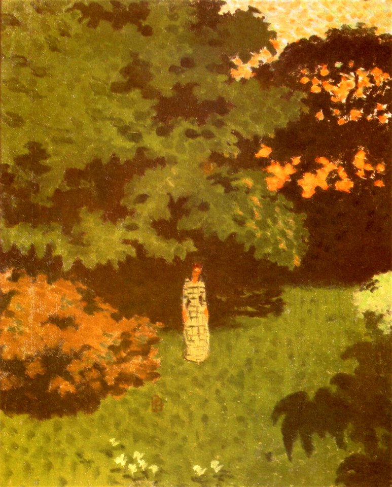 Pierre Bonnard Young Woman in a Landscape