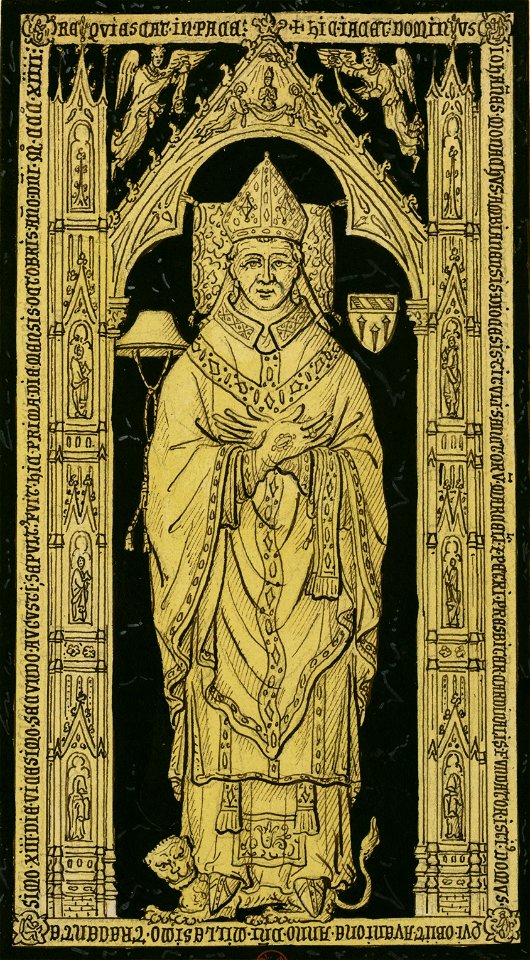 Pierre tombale du cardinal Jean Lemoine (cropped)