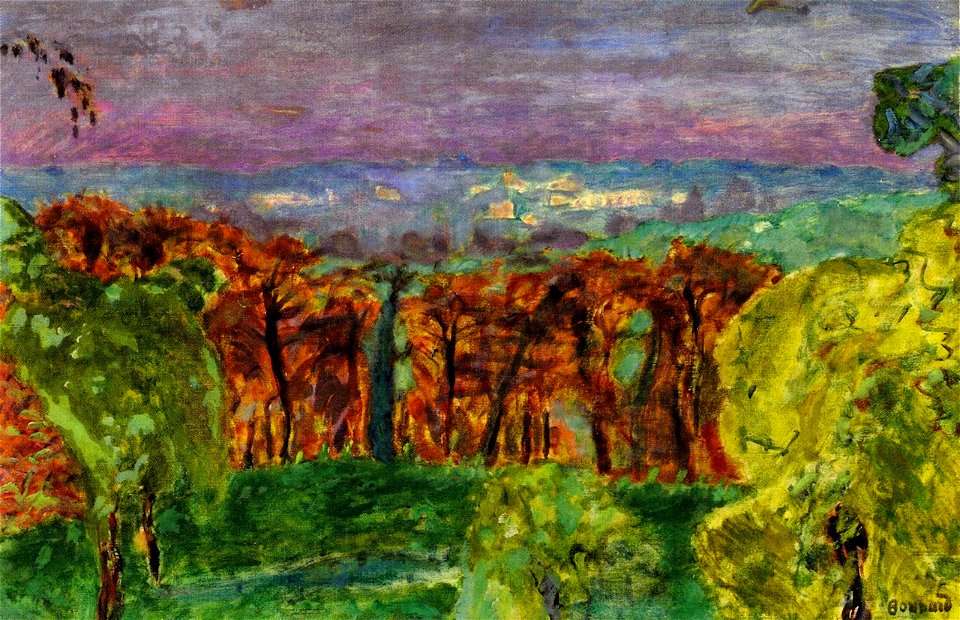 Pierre Bonnard The Woods in Autumn