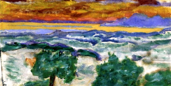 Pierre Bonnard Sunset (study)