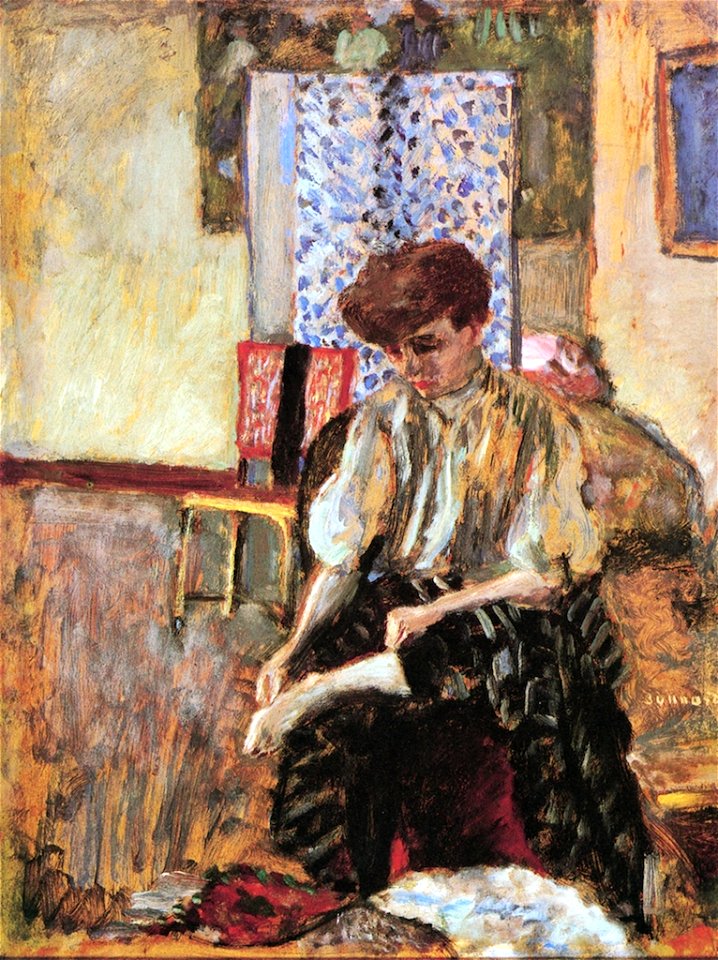 Pierre Bonnard Woman Putting on Her Stockings 2