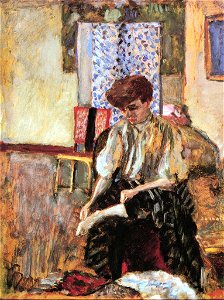 Pierre Bonnard Woman Putting on Her Stockings 2