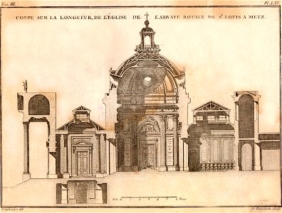 Pierre Nicolas Ransonnette - Blondel - Eglise abbaye de Metz III-LXI