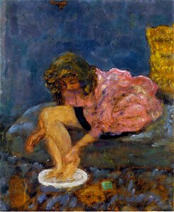 Pierre Bonnard Woman Washing Her Feet 1894