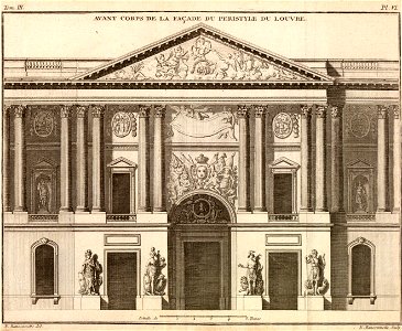 Pierre Nicolas Ransonnette - Blondel - Avant-corps ancien hôtel d ...