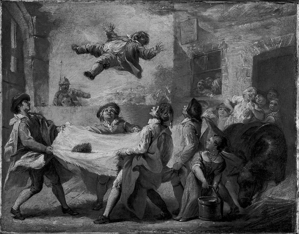 Pierre Charles Trémolières - Sancho Panza Being Tossed in a Blanket - 1977.483 - Art Institute of Chicago