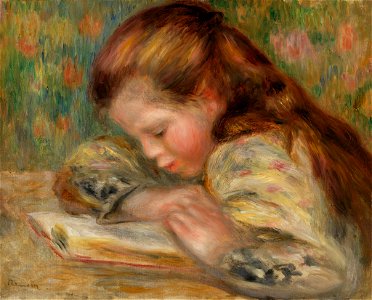 Pierre-Auguste Renoir - Child Reading (Enfant lisant) - BF51 - Barnes Foundation