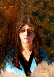Pierre Bonnard Woman's Head 1892