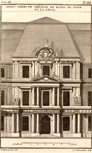 Pierre Nicolas Ransonnette - Blondel - Avant-corps Château de Blois III-XIII