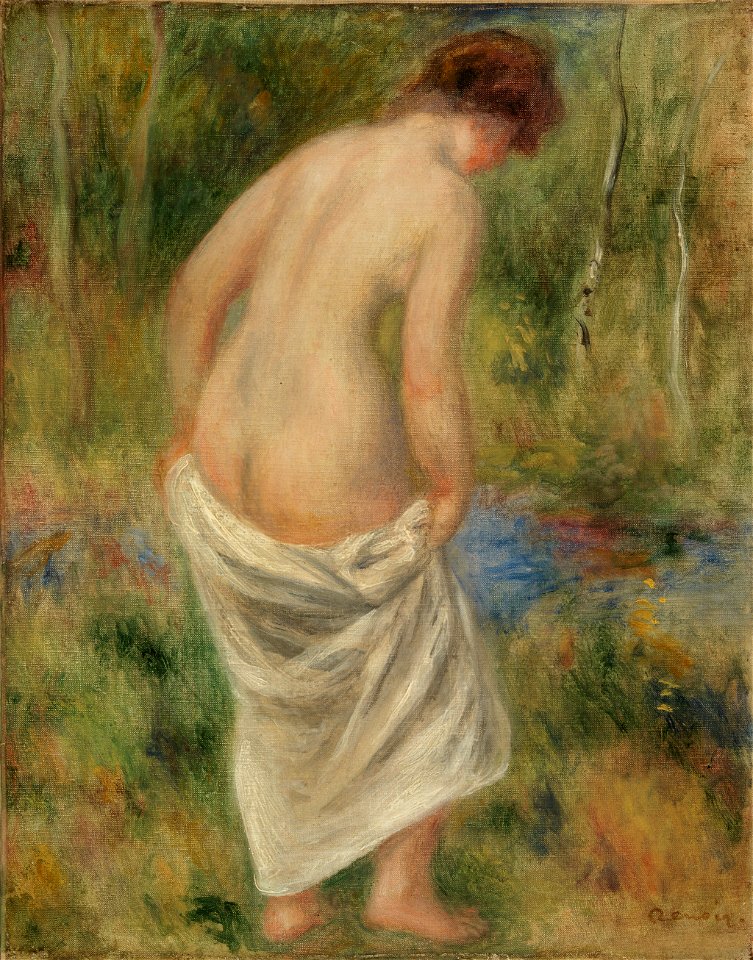 Pierre-Auguste Renoir - After the Bath (Après le bain) - BF225 - Barnes Foundation