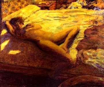 Pierre Bonnard Woman Reclining on a Bed
