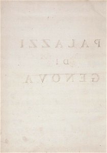 Pierre Paul Rubens - Palazzi di Genova, vol. I - D