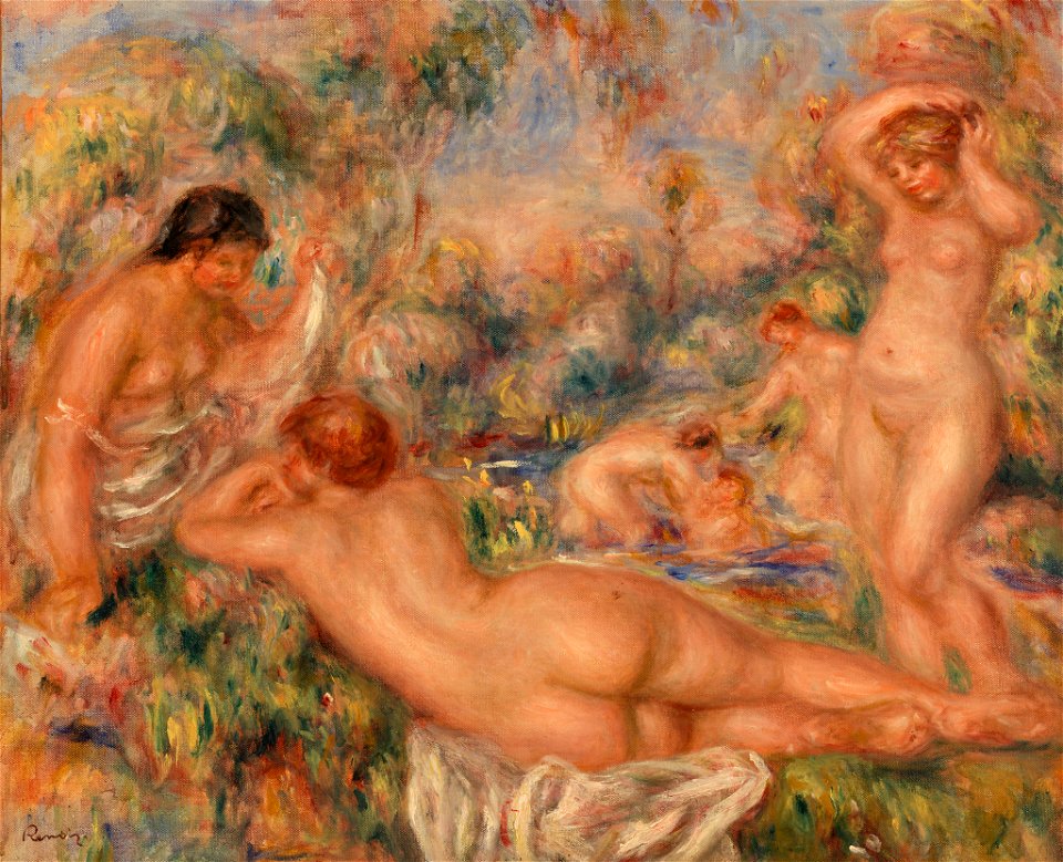 Pierre-Auguste Renoir - Bathers (Baigneuses) - BF945 - Barnes Foundation