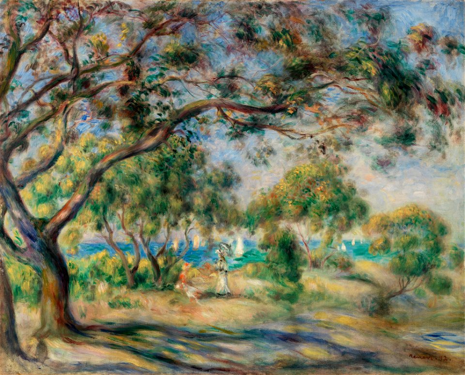 Pierre-Auguste Renoir - Bois de la Chaise (Noirmoutier) - BF163 - Barnes Foundation