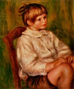 Pierre-Auguste Renoir - Coco (Claude Renoir). Free illustration for personal and commercial use.