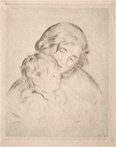 Pierre-Auguste Renoir (French, 1841-1919) - Mother and Child - 1961.284 - Cleveland Museum of Art
