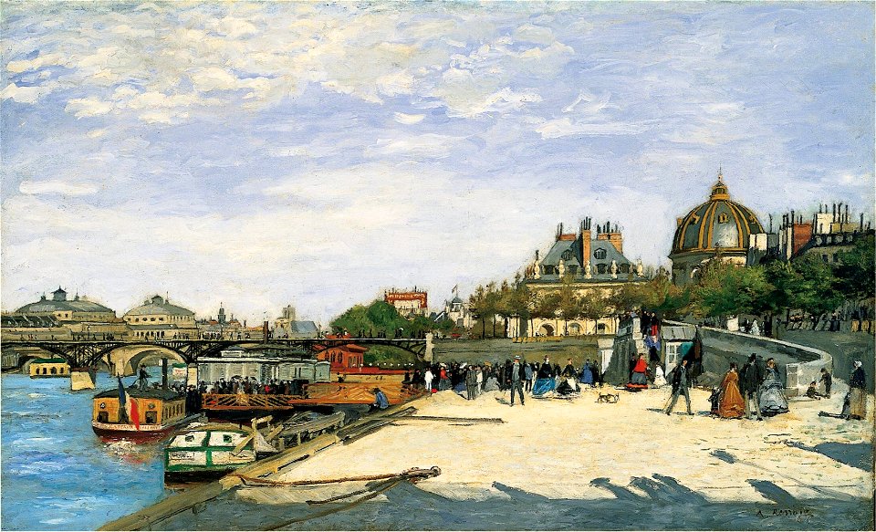 Pierre-Auguste Renoir - Le Pont des Arts Paris